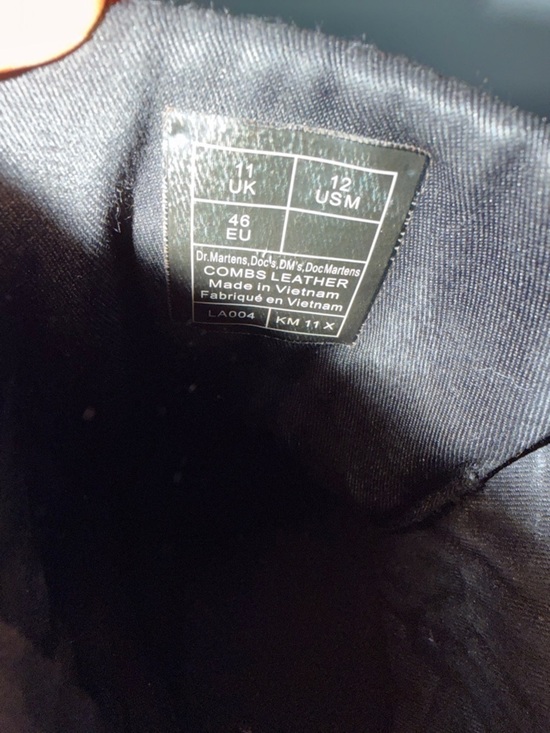 Dr Martens Combs Leather Combat Boots main image 12